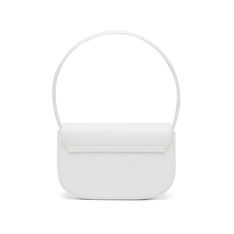 Diesel 1DR Leather Shoulder Bag | White